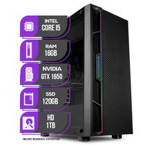 PC Gamer Mancer, Intel Core I5, GTX 1650 4GB, 16GB DE RAM, HD 1TB + SSD 120GB