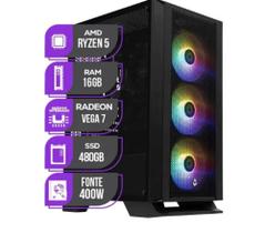 PC Gamer Mjb, AMD Ryzen 5 4600G, 16GB DDR4, SSD 480GB -Windows 10 PC Gamer Mjb, AMD Ryzen 5 4600G, 16GB DDR4, SSD 480GB -Windows 10