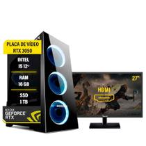 Pc Gamer Proc Desk Intel 1700 Core I5-12º Rtx 3050 8 Gb 16Gb