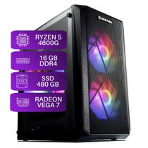 PC Gamer Ryzen 5 4600G, 16GB, 480 SSD, 500w