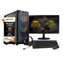 Pc Gamer Ryzen 5 5600G 16Gb Ram Ddr4 Ssd 480Gb Monitor 24 Pc Gamer Ryzen 5 5600G 16Gb Ram Ddr4 Ssd 480Gb Monitor 24