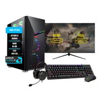 Pc gamer Ryzen 5 5600G 16GB RAM DDR4 SSD 480GB Monitor 27'' Pc gamer Ryzen 5 5600G 16GB RAM DDR4 SSD 480GB Monitor 27''