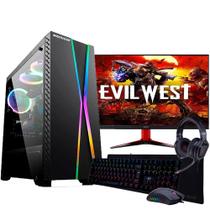 Pc Gamer Ryzen 5 5600G 8Gb Ram Ddr4 Ssd 480Gb Monitor 27''