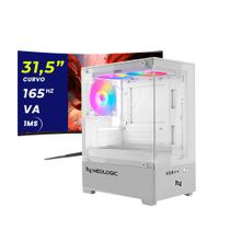 Pc Gamer Ryzen 5 5600X, 16GB 3200Mhz, (RTX 5060 8GB), A520M, SSD 1TB M.2, 600W 80 Plus, 3 fans RGB, Neologic - NLI90206