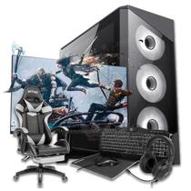 Pc Gamer Ryzen Ssd 480Gb + Kit Game Completo + Cadeira Gamer - Redseek