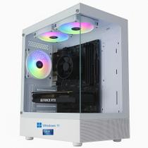 PC Gamer Skill Win, Intel Core i5 9400f, 16GB DDR4, SSD 1TB Nvme, Radeon RX 580, Windows 11 Original Branco SK-74