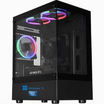PC Gamer Skill Win, Intel Core i7 11700f, 16GB DDR4, SSD 1TB Nvme, Geforce RTX 5060, Windows 11 Original Preto SK-30
