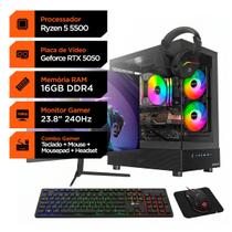 PC Gamer Soldier, AMD Ryzen 5 5500, NVIDIA RTX 5050, 16GB DDR4, SSD 480GB + Monitor Superframe 240Hz + Combo Gamer PC Gamer Soldier, AMD Ryzen 5 5500, NVIDIA RTX 5050, 16GB DDR4, SSD 480GB + Monitor Superframe 240Hz + Combo Gamer