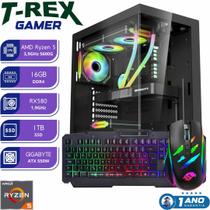 PC Gamer T-REX Ryzen 5, 16GB, 1TB, RX580 PC Gamer T-REX Ryzen 5, 16GB, 1TB, RX580