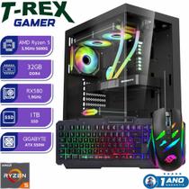 PC Gamer T-REX Ryzen 5 5600G, 32GB DDR4, 1TB , GTX 1660