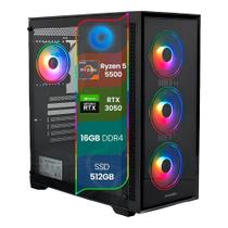 PC Gamer TOP Concórdia Processador Ryzen 5 5500 16GB SSD 512GB Placa 3050 Fonte 600w PC Gamer TOP Concórdia Processador Ryzen 5 5500 16GB SSD 512GB Placa 3050 Fonte 600w