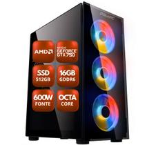 PC Gamer ZEN by BluePC - AMD Ryzen 4700S, 8 núcleos e 16 threads, Geforce GTX 4GB, 16GB RAM, SSD 512GB, Fonte 600W - PGBP-CAR1002 PC Gamer ZEN by BluePC - AMD Ryzen 4700S, 8 núcleos e 16 threads, Geforce GTX 4GB, 16GB RAM, SSD 512GB, Fonte 600W - PGBP-CAR1002