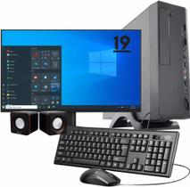 Pc Home Office Computador Cpu Desktop Completo Intel Core I7-3770 16GB SSD 480GB Monitor HDMI 19 pol