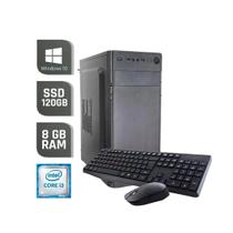 PC Home Office Intel Core i5 3.60GHz / Memória 8Gb DDR3 / SSD 120Gb