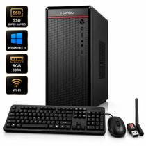 PC Intel Core i3 10ª Geração 8GB DDR4 SSD 240GB Wi-Fi Kit Teclado Mouse Windows 11 Office Computador Pronto Para Uso PC Intel Core i3 10ª Geração 8GB DDR4 SSD 240GB Wi-Fi Kit Teclado Mouse Windows 11 Office Computador Pronto Para Uso