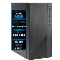 PC Intel i3 com SSD 120GB e 8GB Ideal para Multitarefa Wi-Fi