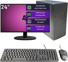 PC Office DreamComputers Completo Intel Core i5, 16GB, Monitor 24 Full HD, SSD 480GB, Windows 10