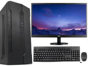 PC Office Premium Intel Celeron 10ª geração, 16gb de memoria, SSD 240gb e Monitor 20
