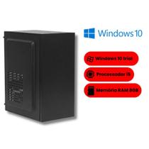 Pc rápido computador cpu i5 8gb ram ssd 120gb windows 10