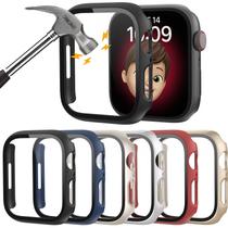 PC rígido Case Rontion com vidro temperado para Apple Watch 45 mm PC rígido Case Rontion com vidro temperado para Apple Watch 45 mm