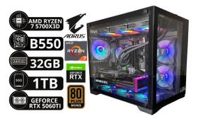 Pc Ryzen 7 5700x3d B550 Aorus 32gb Ddr4 Nvme 1tb Rtx 5060 Ti