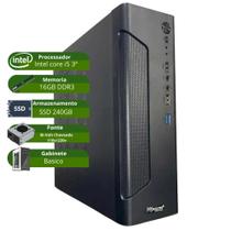 Pc Slim Basico Pdv Empresarial Escritório I5-3ª 16gb Ddr3 240GB Win11
