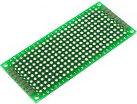 Pci dupla face de projeto 3x7cm