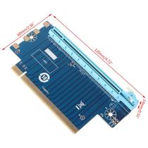 PCI Express 16X Riser PCIe Placa gráfica Placa de Direção PCI-E 90 Graus Adaptador riser ângulo reto para 1U 2U Host 4/6cm - Vermelho