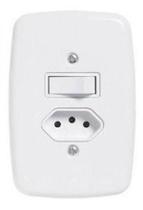 Pct 02 Conjunto de Embutir Pluzie 4x2 C/ 1 Tomada 10a + Int. Pct 02 Conjunto de Embutir Pluzie 4x2 C/ 1 Tomada 10a + Int.