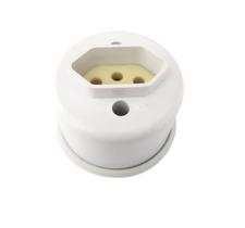 Pct 02 Tomada Elétrica Redonda de Sobrepor 20a Externa 2p+t