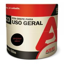 Pct 02 Und Fita Crepe Uso Geral Escolar Escritorio 48Mmx50M