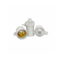 Pct 04 Bocal Soquete E27 Com Chave Desliga P/ Lâmpada Branco Pct 04 Bocal Soquete E27 Com Chave Desliga P/ Lâmpada Branco