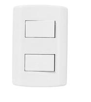 Pct 04 Conjunto Modular de Embutir 4x2 2 Interruptor Simples
