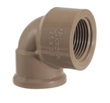 Pct 04 Joelho Soldável 1/2 20mm PVC Rosca 90 graus de Água Pct 04 Joelho Soldável 1/2 20mm PVC Rosca 90 graus de Água