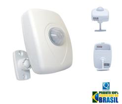 Pct 04 Sensor De Presença Interno Multi 6 Funções Parede 180 Fotocélula QA21M