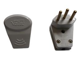 Pct 05 Pino De Tomada 10a Macho Prensa Cabo 90 Grau 3p 2P+T