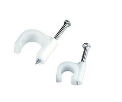 Pct 100un Prego Fixa Fio Fixador Cabo 6mm Miguelão 2x50un