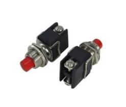 Pct 12 Chave Push Botão Vermelha 8A-125V 4A-250V NF 2T 39x17x17mm