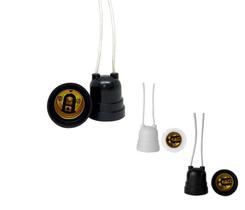 Pct 15 Bocal Soquete E27 C/ Rabicho Porta Lâmpada Preto Pct 15 Bocal Soquete E27 C/ Rabicho Porta Lâmpada Preto