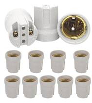 Pct 15 Soquete E27 Bocal de Porcelana Spot Alta Temperatura Pct 15 Soquete E27 Bocal de Porcelana Spot Alta Temperatura
