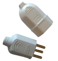 Pct 20 Pino De Tomada 20a Prensa Cabo Macho Fêmea 3p 2p+T