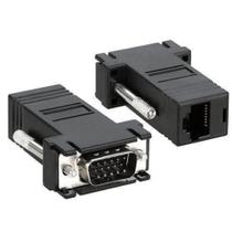 Pct 4 Conversor de Rede Extensor CFTV Vga Macho x Rj45 Fêmea Pct 4 Conversor de Rede Extensor CFTV Vga Macho x Rj45 Fêmea