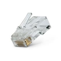 Pct 50 Conector Modular Rj45 CAT6 Para Cabo De Rede 8 Vias