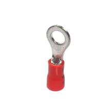 Pct 50 Terminal Elétrico Olhal Cabo De 0,5 A 1,5 Mm 19a Vermelho