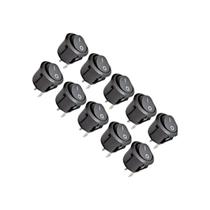 Pct com 10 Interruptor Tic Tac Redondo Bivolt ASX8301 8x8x2cm