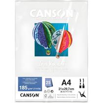 Pct papel iris vivaldi 25fls a4 185gr canson escolha a cor