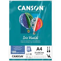 Pct papel iris vivaldi 25fls a4 185gr canson escolha a cor Pct papel iris vivaldi 25fls a4 185gr canson escolha a cor