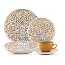 PD - Jogo de Jantar Flat Leopardita - 20 Peças - Oxford