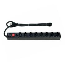 PDU Filtro de linha + Protetor eletrônico 10 tomadas 20A Ts Shara 564 bivolt 127/220V