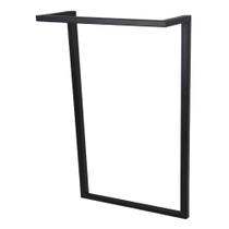 Pé Base Áquila 75x45 Industrial Tubular Escrivaninha Mesa Aparador Pé Base Áquila 75x45 Industrial Tubular Escrivaninha Mesa Aparador